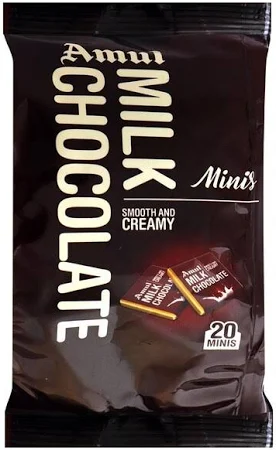 Amul Smooth and Creamy Milk Chocolate Minis 100 g